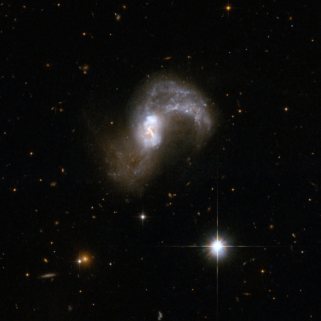 Interacting Galaxy IC 2545 (2008-04-24) via Hubble