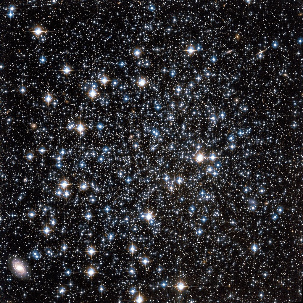 NGC 5466 via Hubble and WikiSky