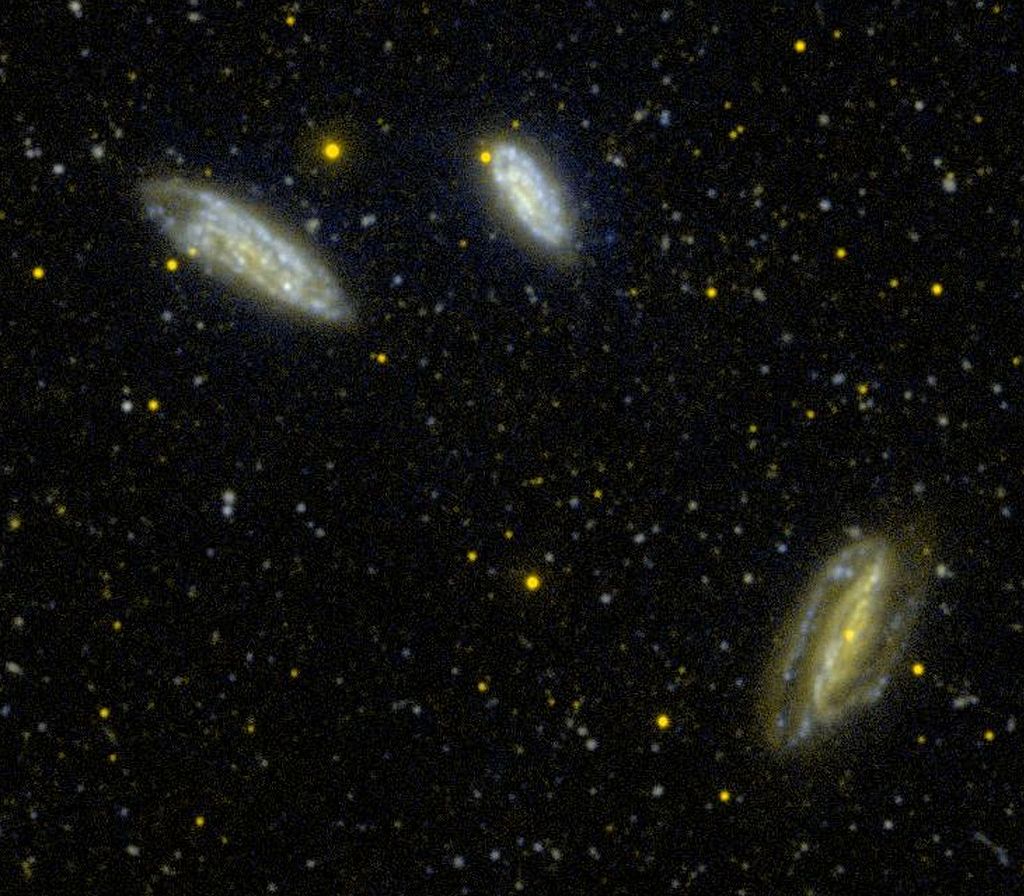 NGC 7582, 7590, and 7599