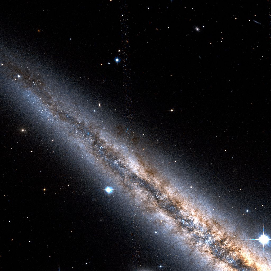 North part of NGC 891, image via Hubble