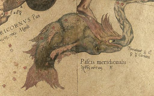 Piscis Austrinus by Gerard Mercator