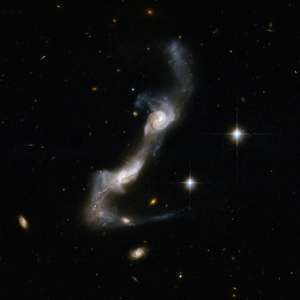 Hubble Interacting Galaxy UGC 8335